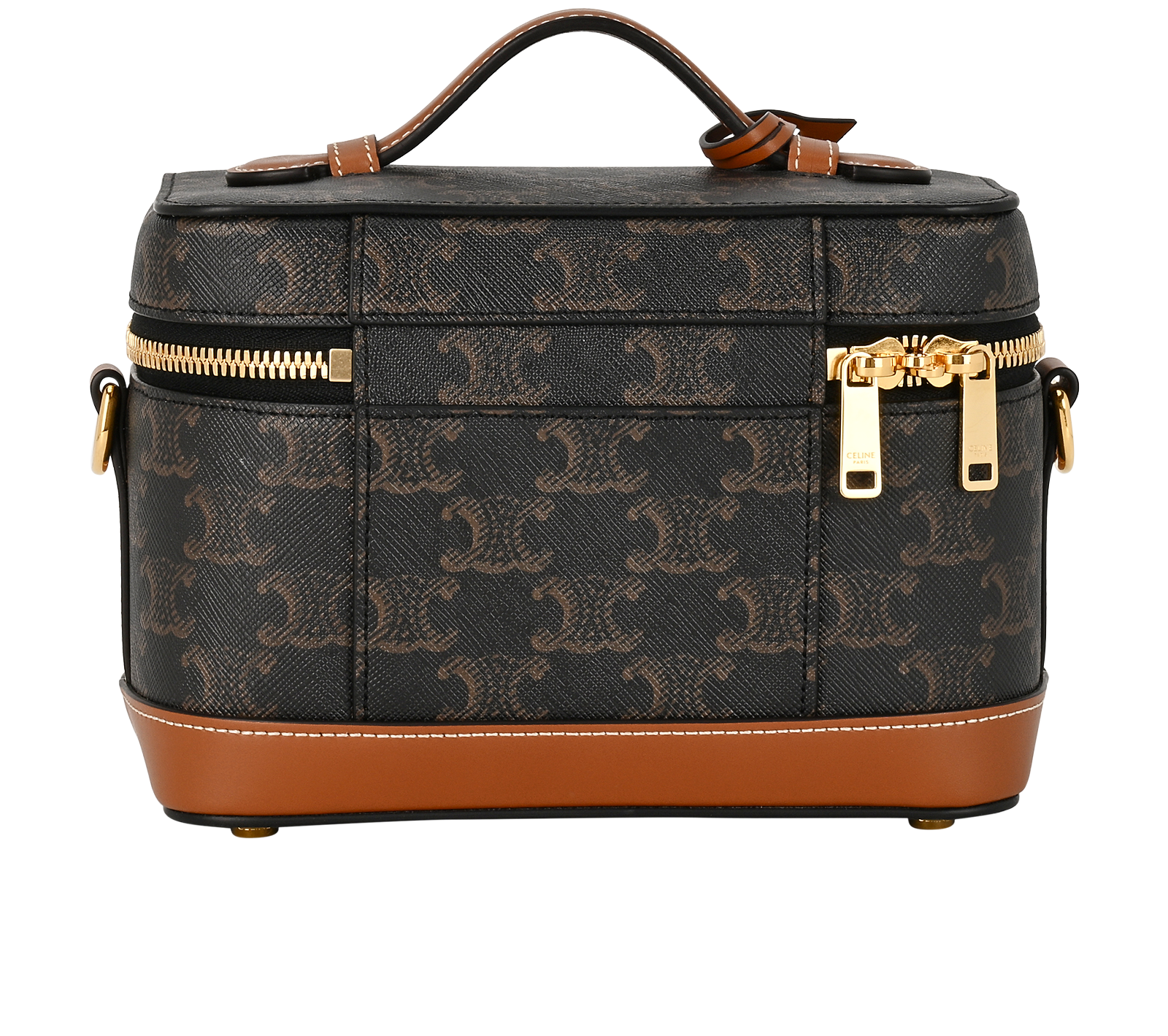 Triomphe Vanity, &pound;1,250, Handbags, Brown, Canvas, Back view